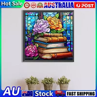 5D DIY Full Round Drill Diamond Painting Book Art Stained Glass Home Decor • $8.94