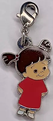 Disney Double Sided Enamel Boo Monsters Inc. Clip On Charm Bracelet Zipper Pull • $21.95