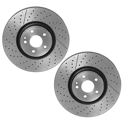 Brembo Front Disc Brake Rotor Set For 2014-2017 Mercedes CLA45 AMG • $216.97