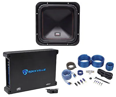 MTX S6510-44 10  500 Watt RMS Car Audio Square Subwoofer+Mono Amplifier+Amp Kit • $314.90