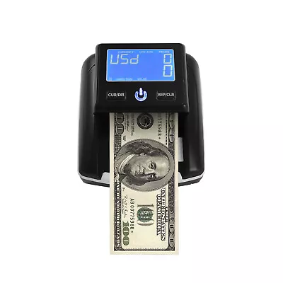 Bank Checker Detector Money Bill Counter Machine Cash Counting Counterfeit UV MG • $68
