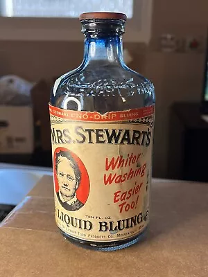 Mrs Stewart’s Vintage Bluing Bottle • $10