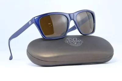 Vuarnet 006 Blue Metal Sunglasses PX5000 Mineral Dark Brown Mineral Lens • $105