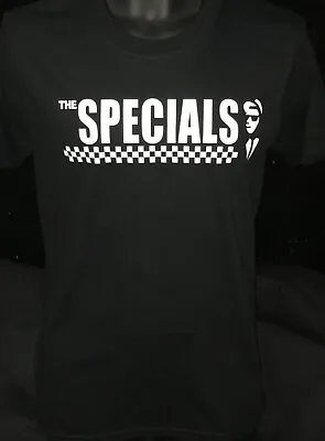 The Specials Classic Logo NEW Black T-Shirt Two Tone Madness : Sale £9.99+ • £9.99