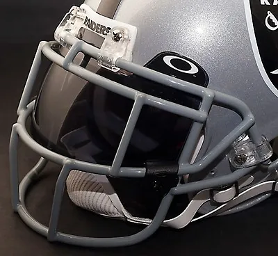 OAKLAND RAIDERS NFL Schutt EGOP Football Helmet Facemask/Faceguard (GRAY) • $109.99