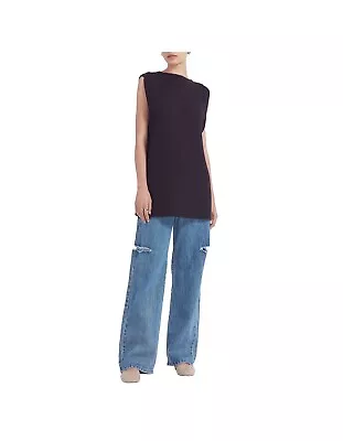 Viktoria And Woods Emerson Black Knit Vest Size 3 (AU 12) • $289