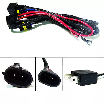 $7.95 • Buy HID Relay Wiring Harness Xenon Kit 9004 9006 9005 H11 H9 H7 H4 H13 High Low Beam