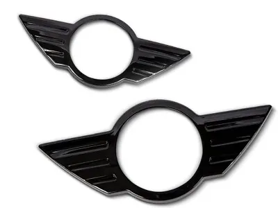 Front & Rear Glossy Black Emblem Badge Cover For Mini Cooper Countryman R60 Mk1 • $37.99
