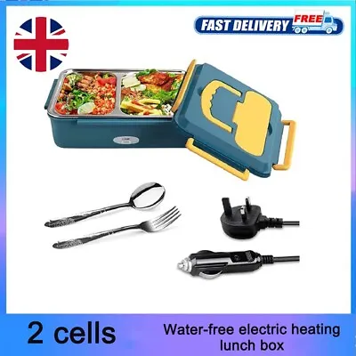 Electric 3-in-1Lunch Box For Car Truck And Work Portable Food Warmer Heated UK • £18.98