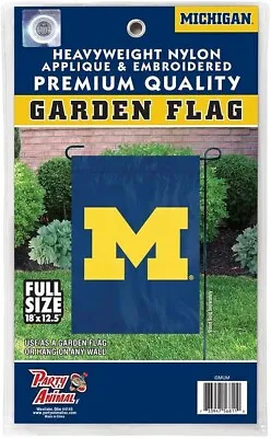 Michigan Wolverines 12 X18  Garden Flag - NCAA Flag • $16.25