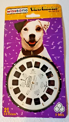 NEW Sealed VINTAGE 1997 View-Master WISHBONE Dog PBS Viewmaster 3 Reel Set • $4.99