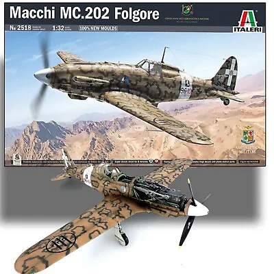 Italeri 1/32 Macchi Mc.202 Folgore Model Kit No 2518 • $178.99