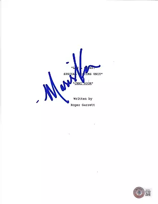 Mariska Hargitay Signed 'law & Order: Svu' Episode Script Beckett Bas Coa • $449.99