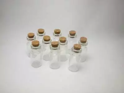 Miniature Glass Vials Bag Of 200 Crafting Small Glass Bottles • $69.34