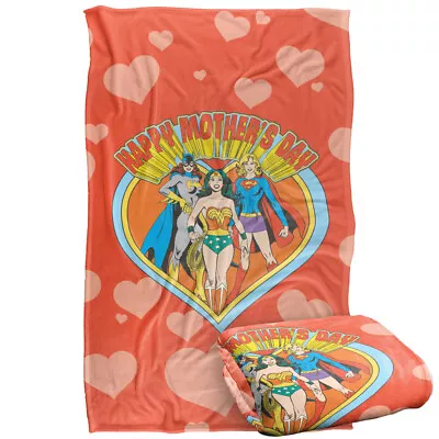 Justice League Batgirl Wonder Woman Supergirl Mother's Day Silky Touch Blanket • $37.99