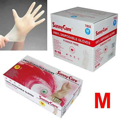 1000pcs Vinyl Gloves Powder Free (Latex Nitrile Free)🔥[DISCOUNTS]  🔥 Medium • $32