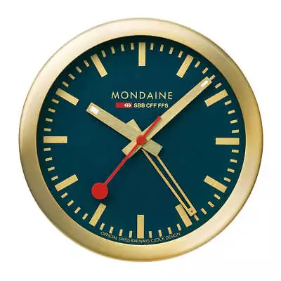 Mondaine Deepest Blue Table And Alarm Clock A997.MCAL.46SBG • $240.74