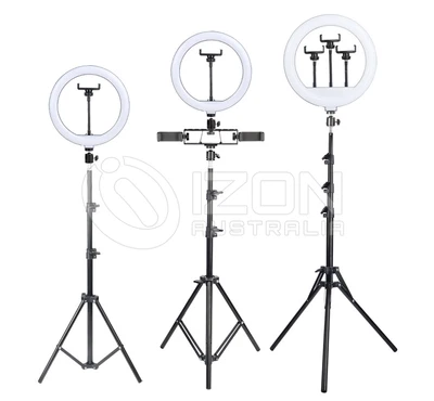$5.99 • Buy 10 /12''/14 /18  LED Ring Light Dimmable Phone Tripod Makeup Live Lamp Stand Set