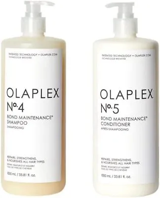 Olaplex No.4 OR No.5 Bond Maintenance Shampoo OR Conditioner 1000ml Each UK • £58