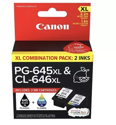 Genuine Original Canon PG PG 645XL / CL 646XL Ink Cartridge AU • $54