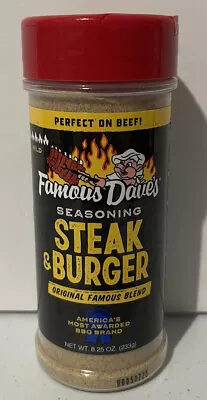 Famous Dave's Seasoning Steak & Burger Original Famous Blend BB 05/02/25 • £9.63