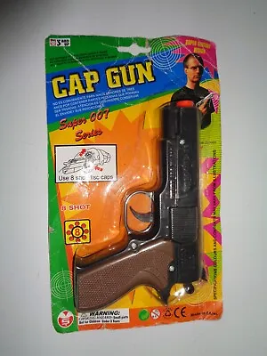 Cap Gun Vintage Rack Toy Super 007 Series Unopened 8 Shot Disc • $6.95