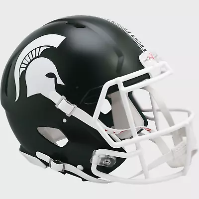 MICHIGAN STATE SPARTANS NCAA Riddell SPEED Authentic Football Helmet • $283.99