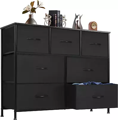 Dresser For Bedroom With 7 Drawers Storage Organizer Units Furniture Chest Tow • $85.98