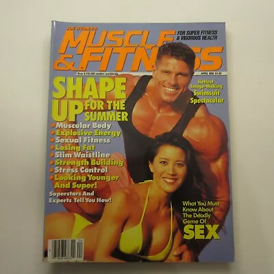 VTG Muscle And Fitness Magazine April 1992 Vol. 53 No. 4 • $14.95