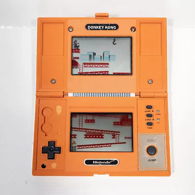 NINTENDO Donkey Kong Game And Watch DK-52 1982 In OK Condition - Faded Screen • $149.95