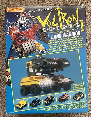 Voltron 1 LAND WARRIOR  700213 Matchbox Complete Mint (Space Air) Toy • $457.95
