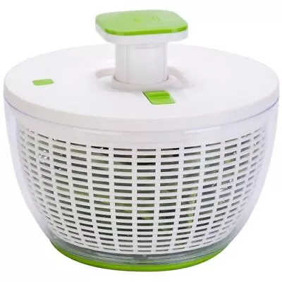 Brieftons QuickPush Salad Spinner: Large 6.3-Quart Vegetable Washer Dryer • $33.85