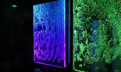 £2298.15 • Buy Wall Water Panel With Bubbles Fountain LED Illuminated RGB Colour Control New