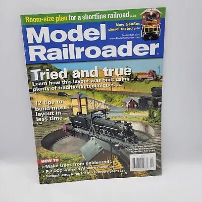 Model Railroader Magazine Sept 2014 Traditional Building Techniques • $3.85