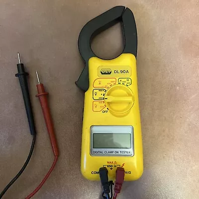 UEi DL90A Yellow/Black Digital Display Handheld Voltage Clamp Multimeter • $28.80