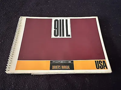 1968 Porsche 911L Owner's Manual Original 911 L Drivers Operating Book Oct 1967 • $99.98