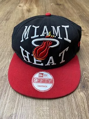 Miami Heat Hardwood Classics NBA Snapback Hat 9Fifty New Era • $19