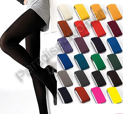 £3.69 • Buy New WOMENS Microfibre TIGHTS, 40 Or 100 Denier,Various Sizes S-XL And 25 Colours