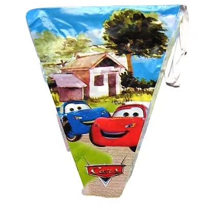 Bunting Flag Banners 3M Children Kids Birthday Party  Decoration Disney Cars • £2.99