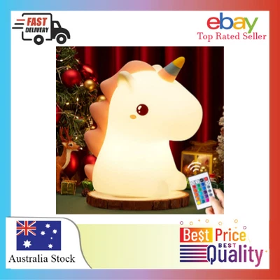 $51.48 • Buy Unicorn Night Light For Kids, 16 Colors Kids Night Light Kawaii Stuff, Squishy&S