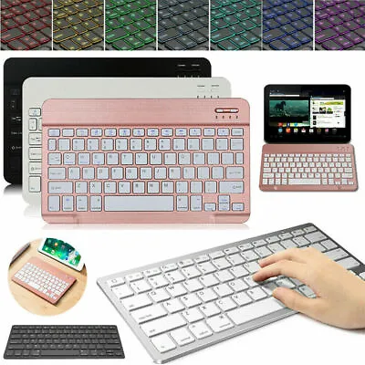 US Slim Portable Wireless Keyboard For Amazon Kindle Fire 7 HD 8 10 Tablet 2019 • $15.99