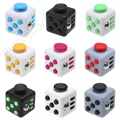 $6.35 • Buy Magic Fidget Cube Anti-anxiety Adults Stress Relief Focus Kids Fun Toy Gift AJ