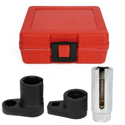 3 Pcs Automotive Oxygen Sensor Socket Wrench O2 Sensors Remover Tool Set 22MM • $23.99