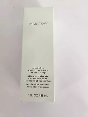 Mary Kay Mint Bliss Energizing Lotion For Feet & Legs 3 Oz New In Box • $12.95