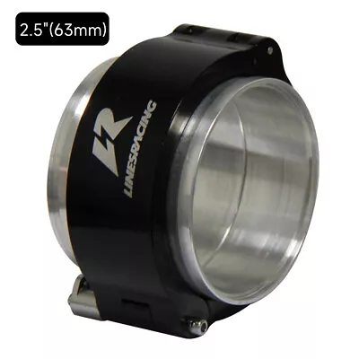 $25.61 • Buy 2.5'' 63mm Aluminum HD Intake V-Band Clamp Flange Intercooler Pipe Quick Release