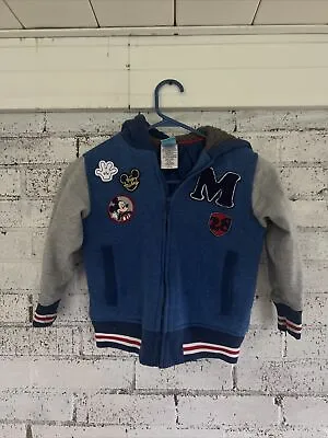 Vtg Disney Mickey Mouse  Hey Mickey  Varsity Boomer Jacket Youth 4t • $15