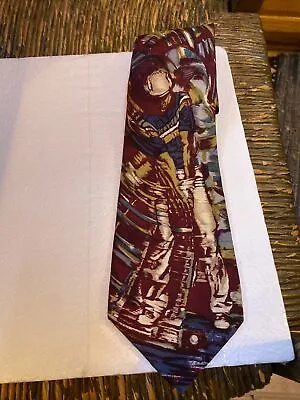 Michael Jordan Bugatchi Uomofor 100% Silk Tie Golf • $1