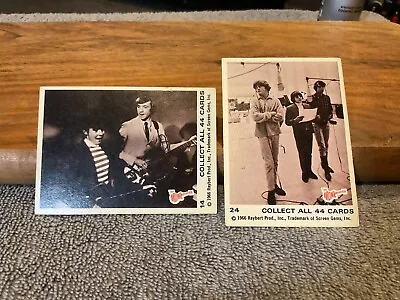 1966 Donruss The Monkees Trading Cards - Card #24 & 14 Lot Of 2 EX NMT • $9