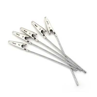 $2.28 • Buy 10pcs Non-insulated Electric Test Crocodile Metal Alligator Clips 10ct2