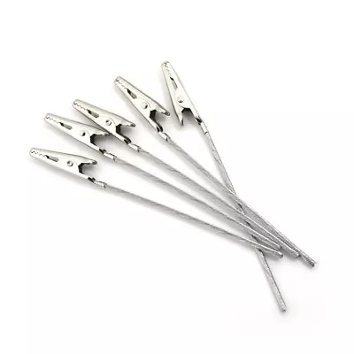 $2.28 • Buy 10pcs Non-insulated Electric Test Crocodile Metal Alligator Clips 10ct2